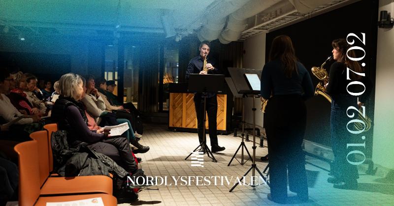 Lunsjkonsertplakat Nordlys 26.jpg Bilde fra konsert på Bankhjørnet